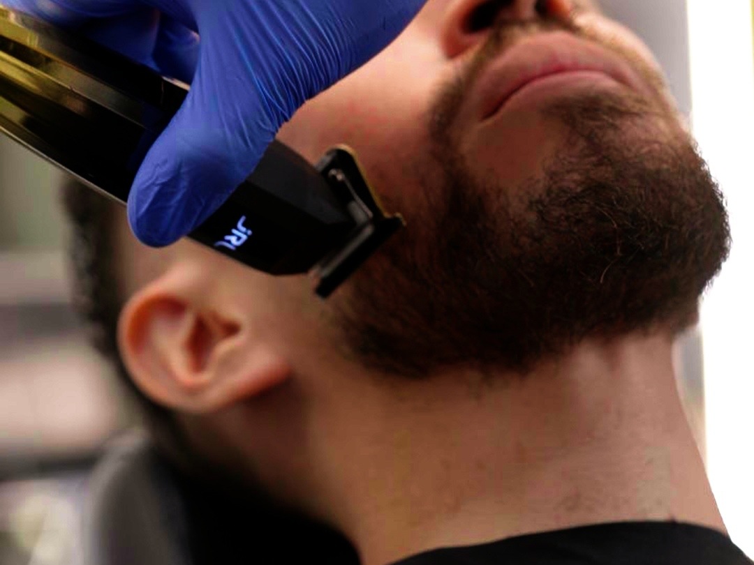 Beard trim at Bison Barbers